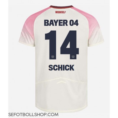 Billiga Bayer Leverkusen Patrik Schick #14 Borta fotbollskläder 2025-26 Kortärmad Billiga Bayer Leverkusen Patrik Schick #14 Borta fotbollskläder 2025-26 Kortärmad